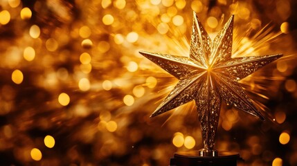 Golden Christmas Star