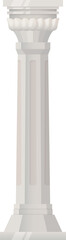 Naklejka premium Antique pillar. Old temple column in vintage style
