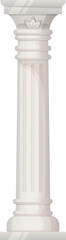 Naklejka premium Classic stone column. Decorative classic facade architecture