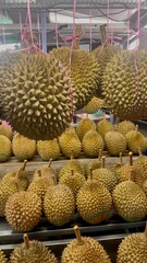 durian at the market