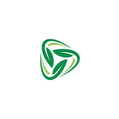 Leaves logo or icon design