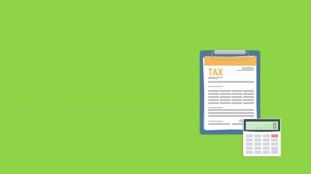 tax form and calculator with the word tax free	