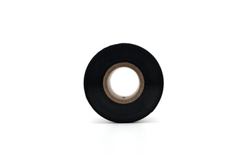 Black ribbon roll for thermal printer used in various printing tasks