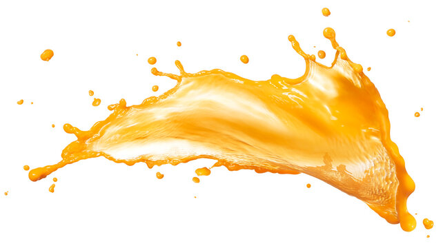 orange juice splash