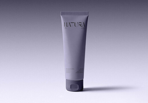 Conditioner Cosmetic Tube Mockup