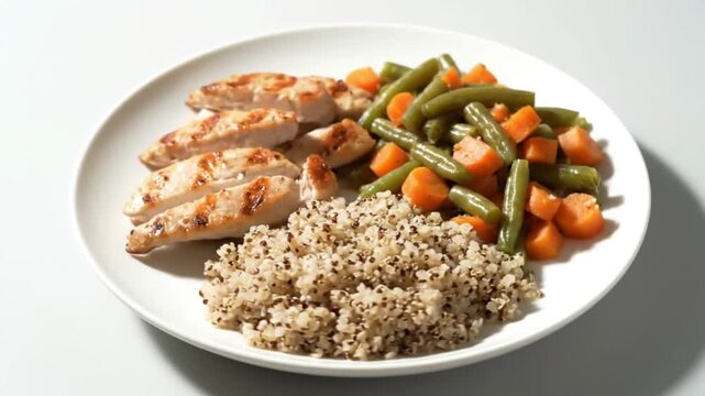 Portion Control Diet Concept