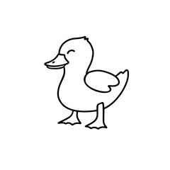 Baby duck doodle