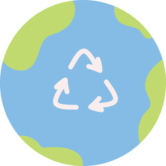 Recycle Earth Illustration for Global Sustainability