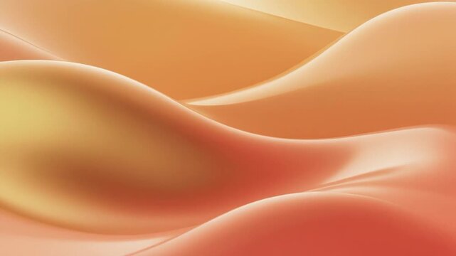 Warm peach golden tones melting calm cinematic softness minimal abstract surreal ethereal ambience cascading softly glowing futuristic unique style