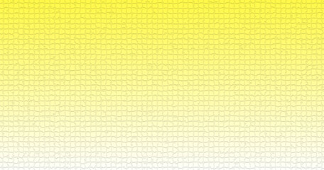 Yellow and white gradient mosaic tile background, yellow and white rough, grainy banner background