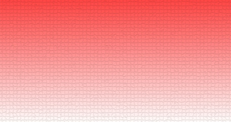 Red and white gradient mosaic tile background, red and white rough banner background