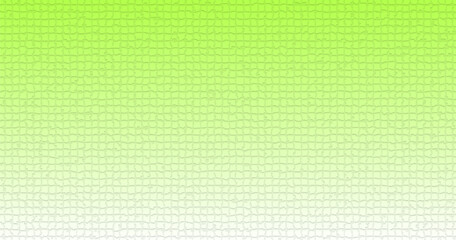 Yellow-green and white gradient mosaic tile background, yellow-green and white rough, grainy banner background