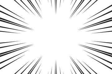 Naklejka premium White speed line vector background. Abstract illustration wallpaper for banner business social media advertising. comic backdrop template design.