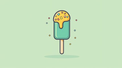 Colorful Ice Pop Graphic Design