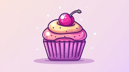 Cute Cupcake Illustration (3)