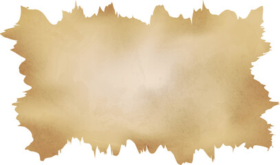 an old parchment paper with a blank space, Aged parchment texture featuring antique autumn leaves on a torn brown vintage paper background with a burnt grunge border, old paper texture