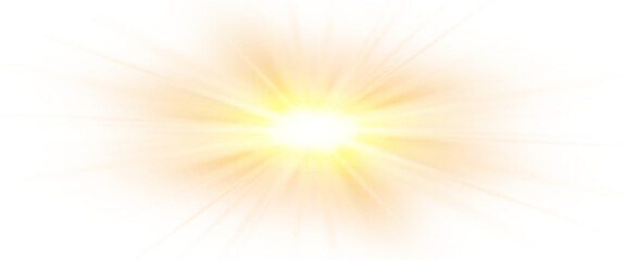 Obraz premium Glowing Sparkle Star on Transparent Background