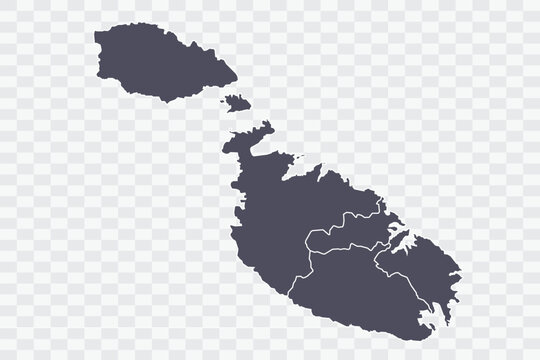 Malta Map Minimalist  High-Quality PNG  Porpoise Color on Transparent Background Perfect for presentations infographics educational materials and graphic design projects
