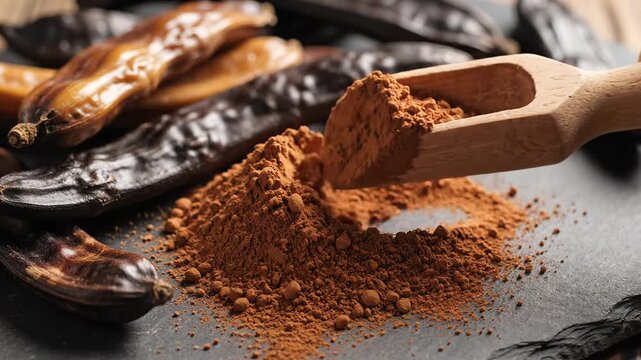 Carob Powder and Pods - Healthy Chocolate Alternative