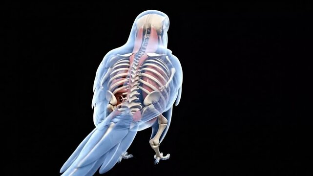 Detailed Anatomical Model of a Small Rodent with Exposed Internal Organs