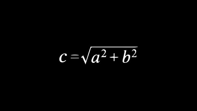 Physics Formula Text Animation