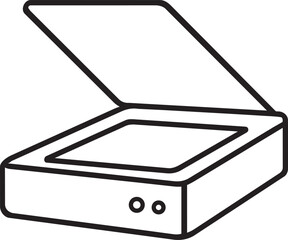 Flatbed image scanner for digitizing documents
