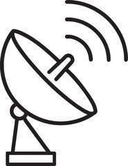 Satellite dish antenna for receiving signals