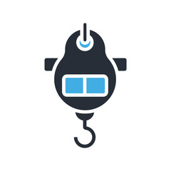 Obraz premium digital weight scale icons minimalist flat style design, digital weight scale Vector illustration on white background