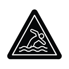 Underwater Diving Caution Sign