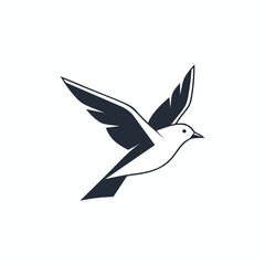 Simple Vector Bird Illustration