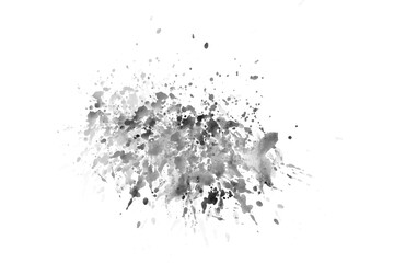 Obraz premium Abstract Black Watercolor Alcohol Ink Splash Grunge Luxury Vintage Texture