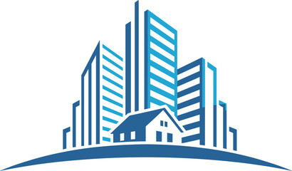 Fototapeta premium Real estate services property management construction companies