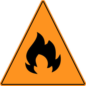 Flammable
Meaning:
Chemicals that have a low flash point, are easily ignited by a Bunsen burner, hot metal surfaces or sparks.