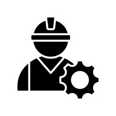 Labor glyph icon  Vector Illustration 