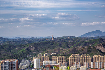 Scenery of Qingchui Peak in Chengde City, Hebei Province, China
