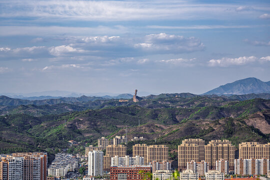 Scenery of Qingchui Peak in Chengde City, Hebei Province, China