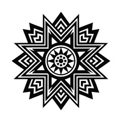 vintage aztec textile pattern