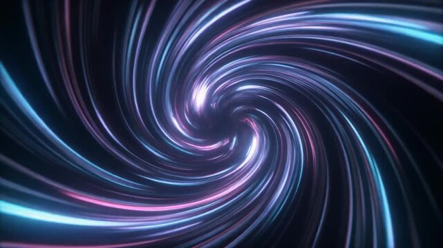 futuristic modern abstract swirling light patterns in motion