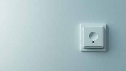 Minimalist Wall Socket Design in Modern Interior Home Setting with Soft Light and Subtle Color Palette Enhancing Contemporary Aesthetics