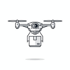 Drone with Camera Illustration