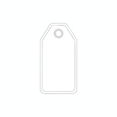 Blank Label or Tag Icon