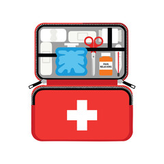 First Aid Kit with Medical Supplies