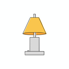 Simple Desk Lamp Illustration
