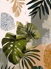 grunge background with flowers