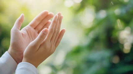 Human Connection and Support Concept with Copy Space