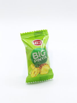 Tiwi big pinya pineapple candy in Manila, Philippines