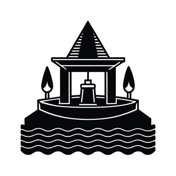 Yemanja Ocean Altar Spiritual Vector