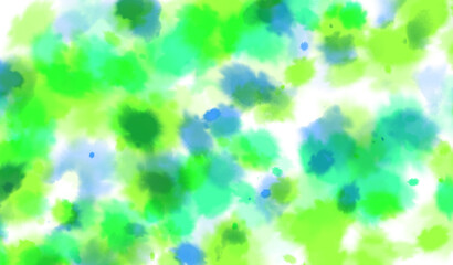 Green and yellow watercolour background 