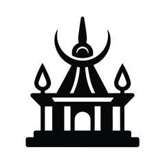 Yoruba Shrine Sacred Symbol Icon