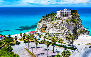 Sanctuary of Santa Maria dell'Isola in Tropea, Calabria, Italy